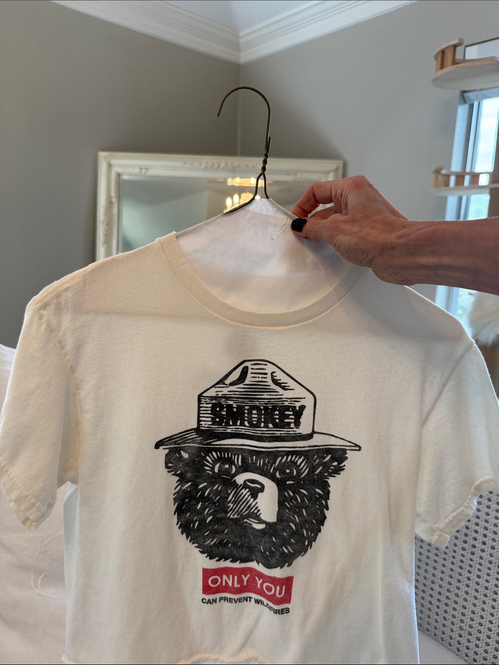 Mighty Fine Smokey Cropped T-Shirt
